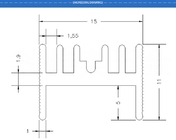 Ηλεκτρονικά σχεδιαγράμματα αργιλίου Heatsink πινάκων τσιπ PCB τριόδων για τους σωλήνες MOS