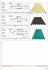 6063 αλουμινίου κραμάτων ζαρωμένη σχεδιάγραμμα επιτροπή Σινικών Τειχών επένδυσης διακοσμητική