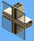 Αλεξίπυρη θερμική μόνωση προσόψεων σχεδιαγράμματος αλουμινίου τοίχων κουρτινών