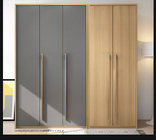 Η πρόσθετη μακροχρόνια χρυσή πόρτα ντουλαπιών γραφείου ντουλαπών χειρίζεται τα σχεδιαγράμματα αλουμινίου επίπλων